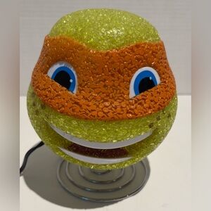 Nickelodeon TMNT Ninja Turtle Rubber Plastic Popcorn Night Light Lamp - Working